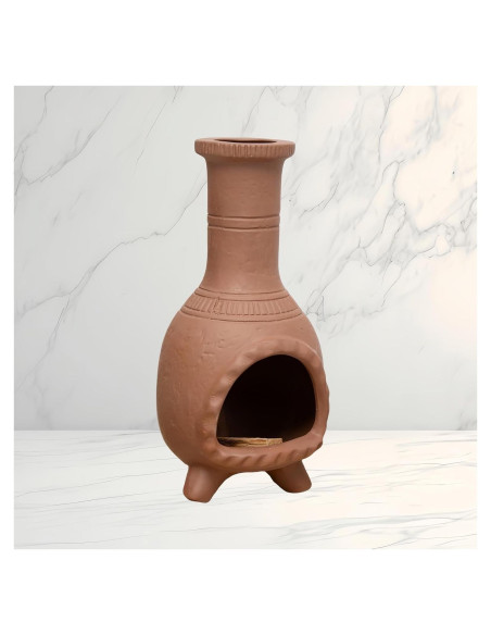 Mini Chimenea Cerámica WABIWABI@HOME para Incienso 19x10 cm