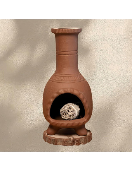 Mini Chimenea Cerámica WABIWABI@HOME para Incienso 19x10 cm