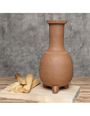 Mini Chimenea Cerámica WABIWABI@HOME para Incienso 19x10 cm