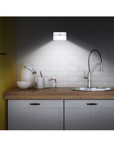 AMIR 4 Luces LED de Sensor de Movimiento para Escaleras 40 Lúmenes