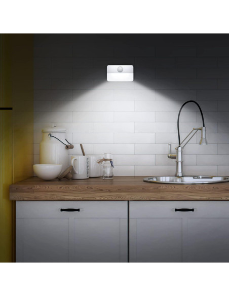 AMIR 4 Luces LED de Sensor de Movimiento para Escaleras 40 Lúmenes