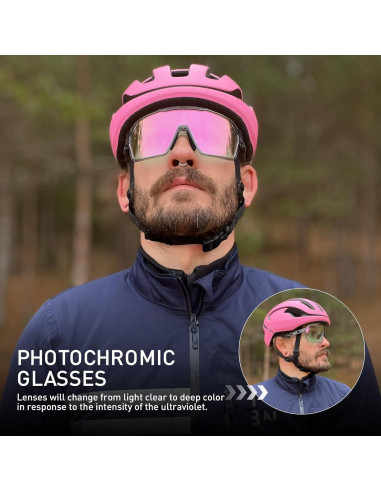 Gafas de Ciclismo Fotoquímicas S327 UV400 para Adultos