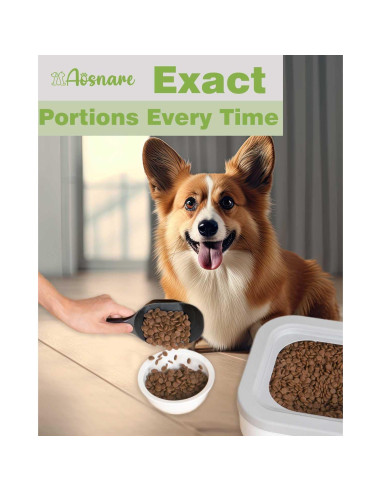 Cucharón para Comida de Mascotas Aosnare 1 Taza Medidor