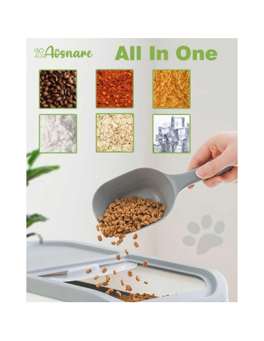 Cucharón para Comida de Mascotas Aosnare 1 Taza Medidor