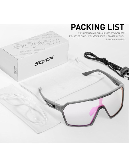 Gafas de Ciclismo Fotoquímicas S327 UV400 para Adultos Gafas de Ciclismo Fotoquímicas S327 UV400 para Adultos