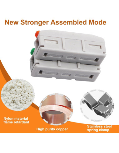 Kit de 30 Conectores de Cable de Palanca Tanbupu AWG 24-12