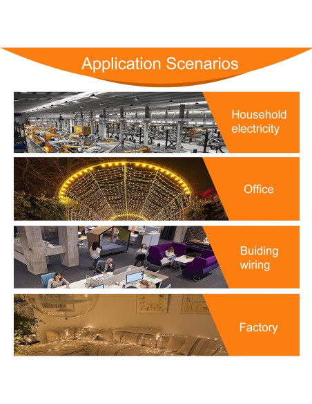 Kit de 30 Conectores de Cable de Palanca Tanbupu AWG 24-12