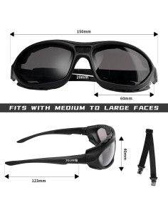 Gafas de sol de seguridad SOLPRO con lente anti-vaho y espuma 2