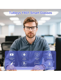 Gafas Inteligentes Tulbeys con Audio Bluetooth y Lentes Fotocromáticos 2