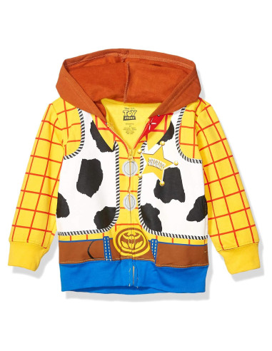 Disfraz Sudadera Sheriff Woody Disney Niños 5T Amarillo