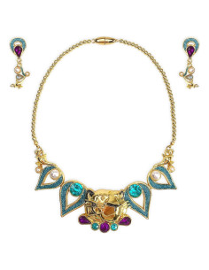 Conjunto de Joyería Disney Jasmine para Niñas - Collar y Aretes