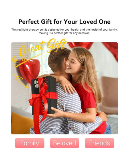 Cinturón de Terapia de Luz Roja DRMATE 130x18cm 5 Niveles