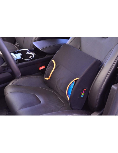 Cojín Lumbar NOVA con Paquete Térmico y Frío, Negro