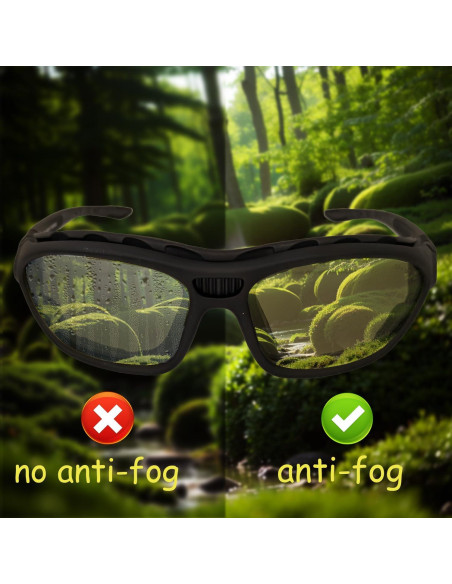 Gafas de sol de seguridad SOLPRO con lente anti-vaho y espuma