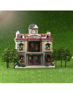 20 Árboles Miniatura Cabilock 9cm Verde Oscuro Escala 1:100 2