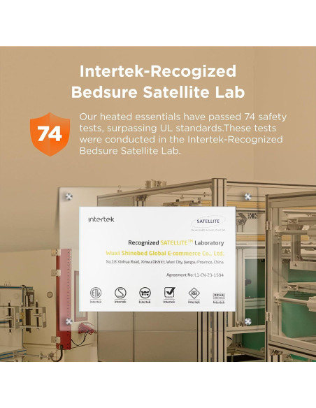Cubre Colchón Calefaccionado Bedsure Twin 100W 10 Niveles Calor