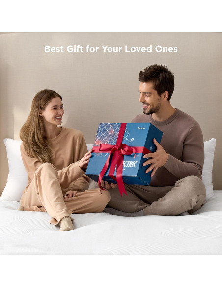 Cubre Colchón Calefaccionado Bedsure Twin 100W 10 Niveles Calor