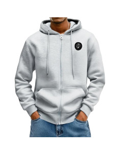 Sudadera calefaccionada unisex Genérico gris grande USB 2
