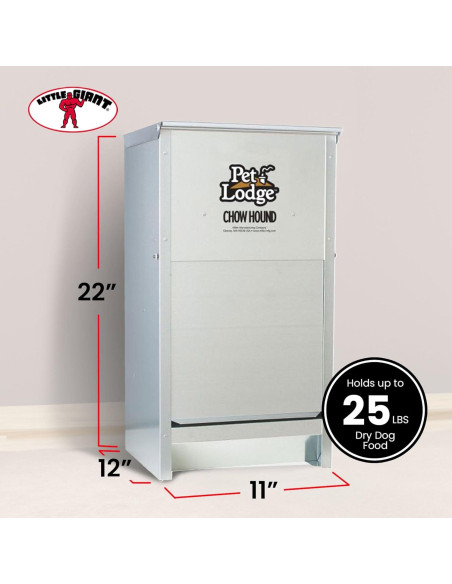 Alimentador Automático para Perros Little Giant Chow Hound 11.34kg