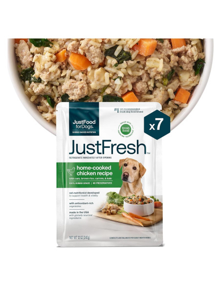 Comida Húmeda para Perros JustFoodForDogs Pollo 340g