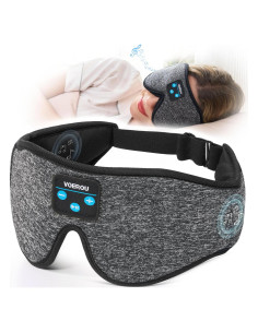 Máscara de Sueño Voerou con Auriculares Bluetooth 5.2