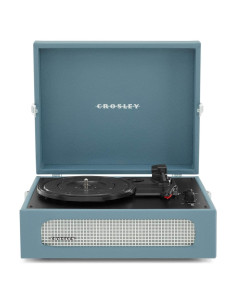 Reproductor de Discos Crosley Voyager Bluetooth Azul Claro