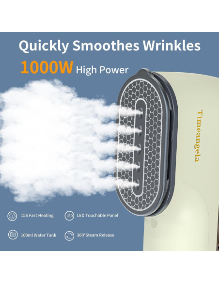 Plancha de Vapor Portátil Timeangela TGS01 1000W Beige