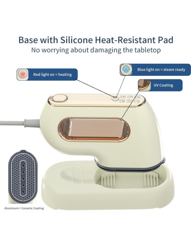 Plancha de Vapor Portátil Timeangela TGS01 1000W Beige