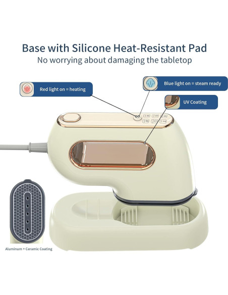 Plancha de Vapor Portátil Timeangela TGS01 1000W Beige