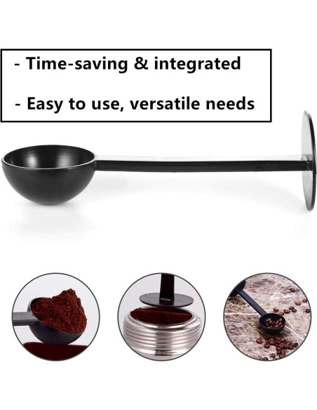 Conjunto de Cucharada de Café y Prensa Espresso Zhouocea