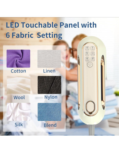 Plancha de Vapor Portátil Timeangela TGS01 1000W Beige