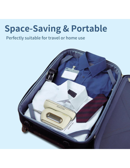 Plancha de Vapor Portátil Timeangela TGS01 1000W Beige