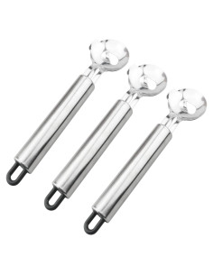Set de 3 Cucharas Peladoras de Cactus YHXiXi Acero Inoxidable