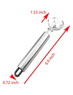 Set de 3 Cucharas Peladoras de Cactus YHXiXi Acero Inoxidable 2