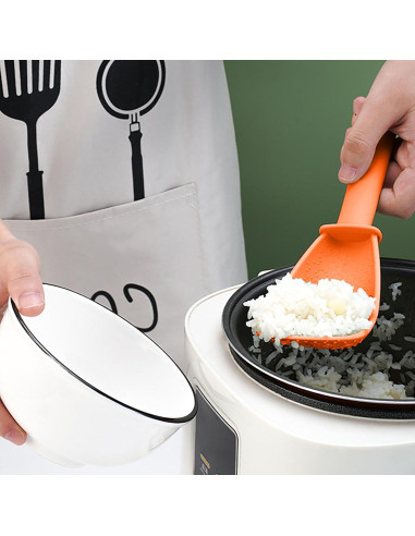 Cuchara de Cocina Multifuncional 6 en 1 Genérica Blanca