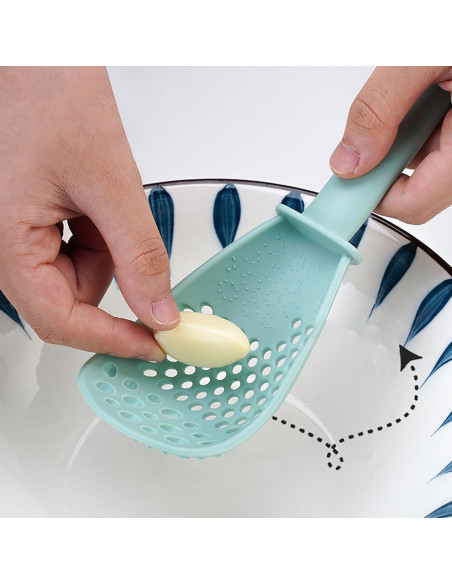 Cuchara de Cocina Multifuncional 6 en 1 Genérica Blanca