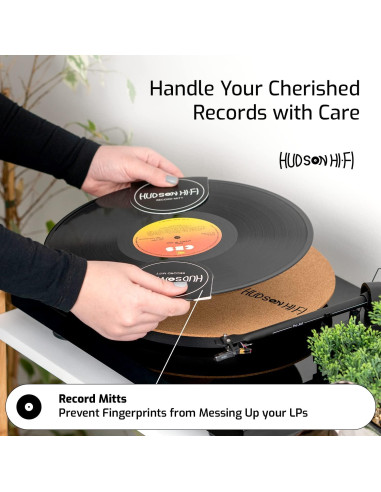 Kit de Limpieza de Discos de Vinilo Pro Hudson Hi-Fi 9-en-1