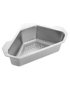 Canasta de Drenaje Triangular Hemobllo de Acero Inoxidable 24.5cm