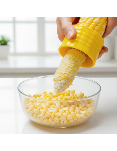 Desgranador de Maíz AORNTAE, Compacto y Eficiente, Acero Inoxidable