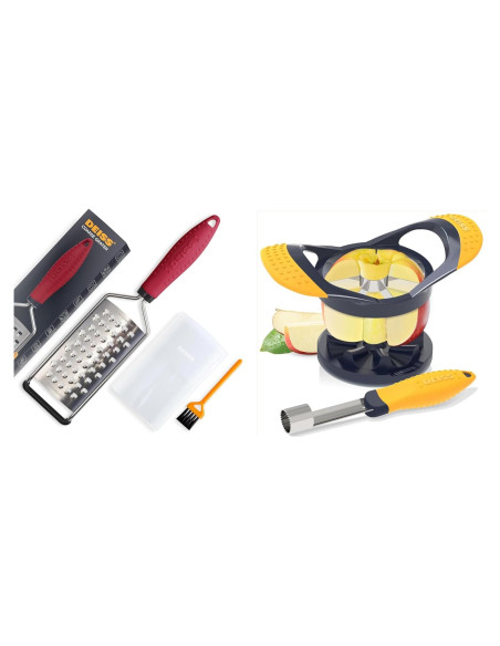 Rallador Grueso Deiss PRO + Cortador de Manzana + Quitacorazones