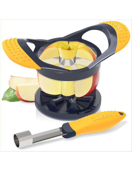 Rallador Grueso Deiss PRO + Cortador de Manzana + Quitacorazones