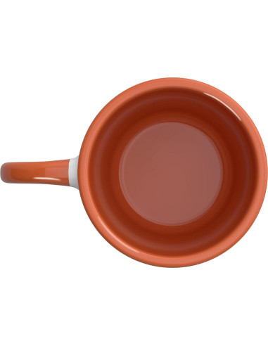 Taza Divertida Día de la Madre Ropa Personalizada 11 oz Naranja/Blanco