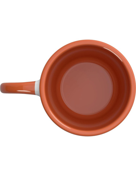 Taza Divertida Día de la Madre Ropa Personalizada 11 oz Naranja/Blanco