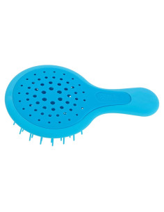 Cepillo Mini Janeke Superbrush - Antiestático, Ventilado, Azul
