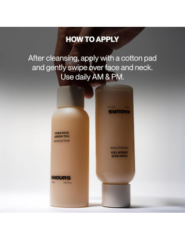 Tónico Aclarador de Arroz y Té Verde Knours 150ml