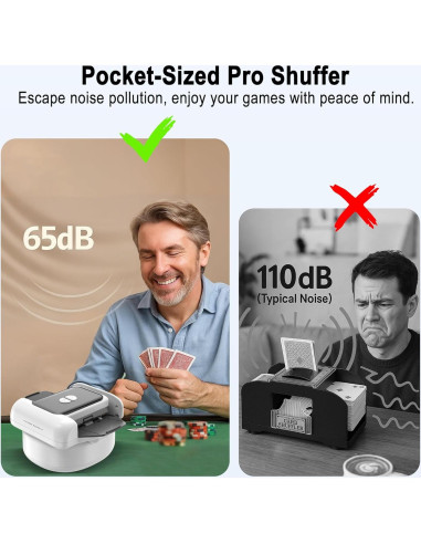 Barajador Automático de Cartas Jyyuehai X1 - Eléctrico y Silencioso