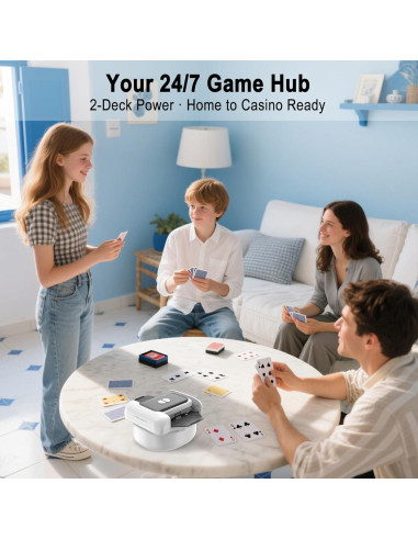 Barajador Automático de Cartas Jyyuehai X1 - Eléctrico y Silencioso