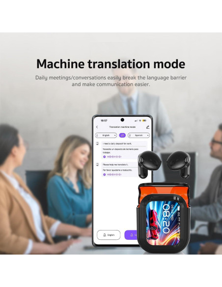 Auriculares de Traducción AI Dwolm NE20 135 Idiomas 60H