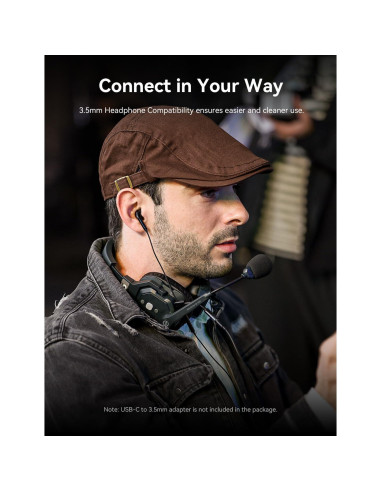 Sistema Intercomunicador Inalámbrico Hollyland Solidcom SE PRO 9 Usuarios