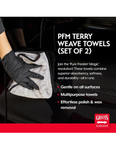 Toalla de Microfibra Griot's Garage PFM Terry Weave Set de 2 2
